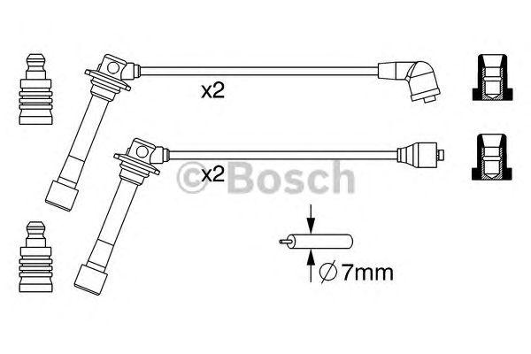 Комплект проводов BOSCH, 0986357241