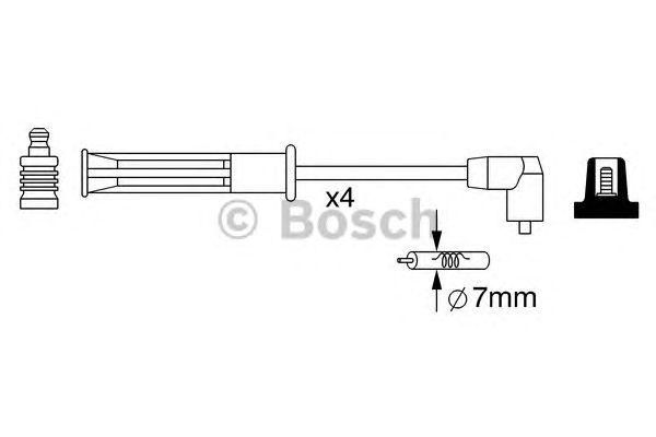 Комплект проводов BOSCH, 0986357253