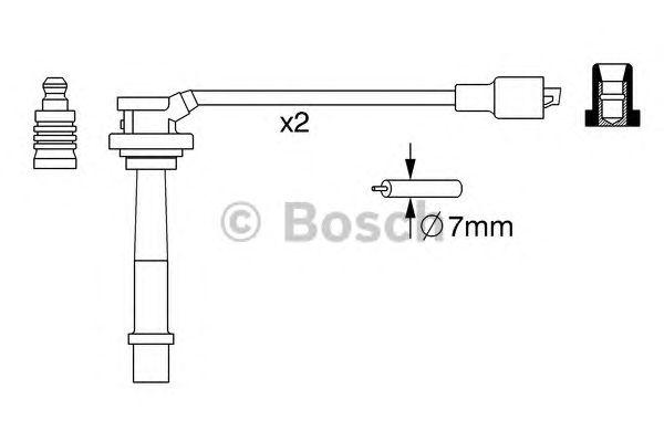 Комплект проводов BOSCH, 0986357263