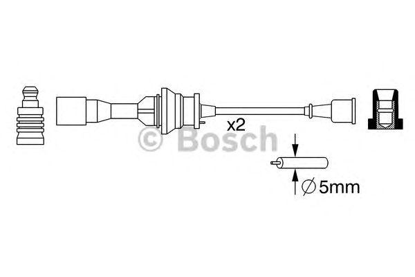 Комплект проводов BOSCH, 0986357266
