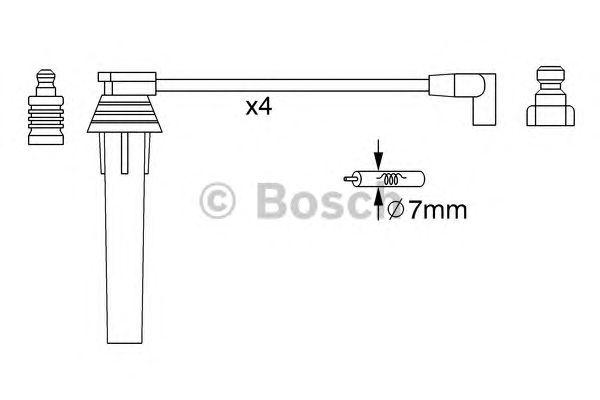 Комплект проводов BOSCH, 0986357270