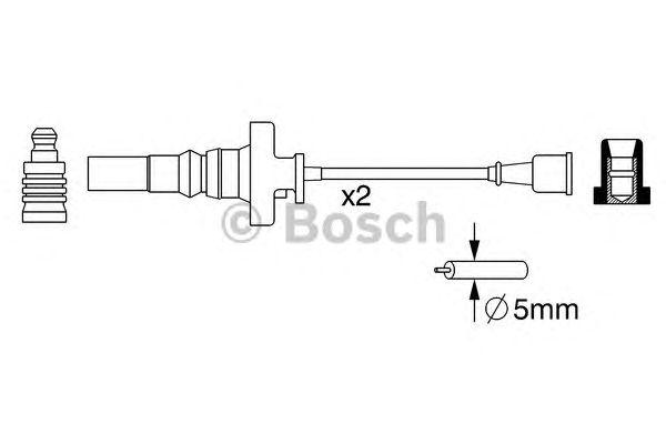 Комплект проводов BOSCH, 0986357273