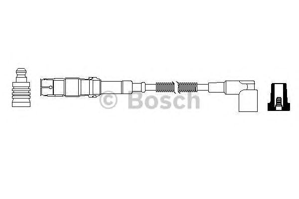 Провод высоковольтный BOSCH, 0986357703