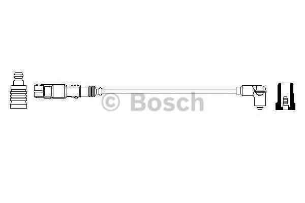 Провод высоковольтный BOSCH, 0986357717