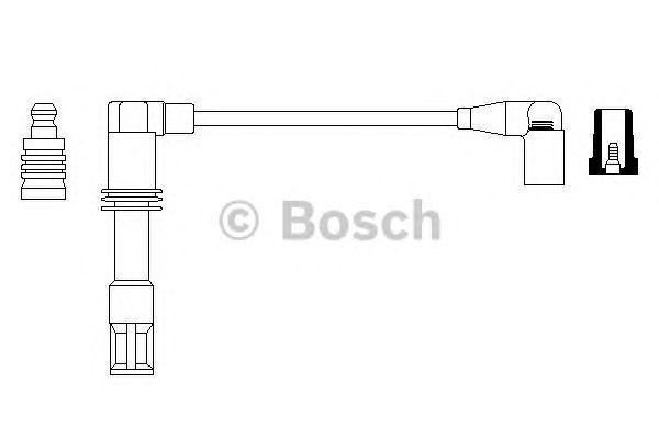 Провод высоковольтный BOSCH, 0986357725