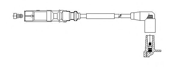 Провод высоковольтный BREMI, 162E27
