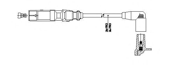 Провод высоковольтный BREMI, 1A2246