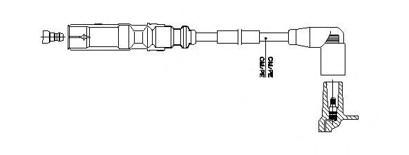 Провод высоковольтный BREMI, 1A22E26