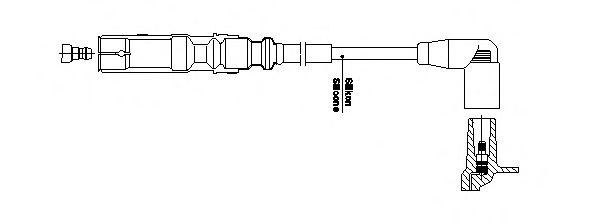 Провод высоковольтный BREMI, 1A32E58