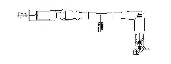 Провод высоковольтный BREMI, 1A32F63