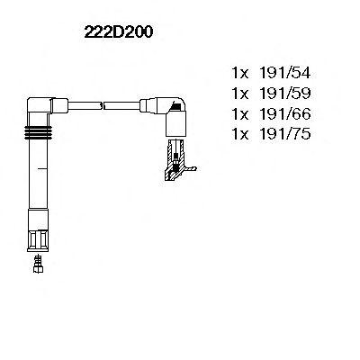 Комплект проводов BREMI, 222D200
