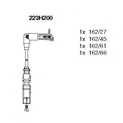 Комплект проводов BREMI, 223H200