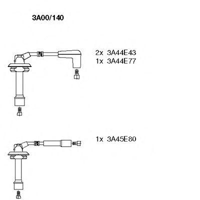 Комплект проводов BREMI, 3A00140