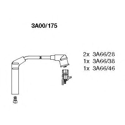 Провода высоковольтные BREMI, 3A00175