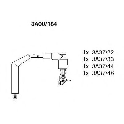 Провода высоковольтные BREMI, 3A00184
