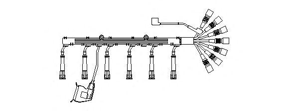 Комплект проводов BREMI, 538100