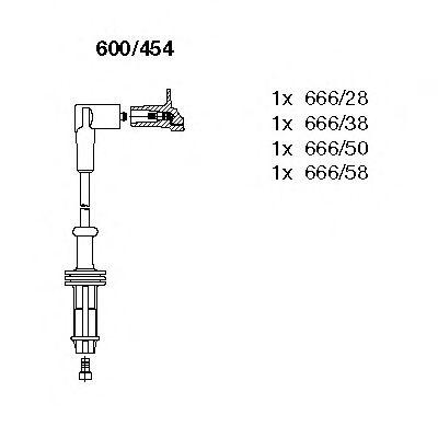 Комплект проводов BREMI, 600454