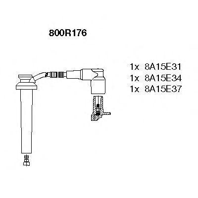 Комплект проводов BREMI, 800R176