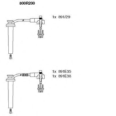 Комплект проводов BREMI, 800R200