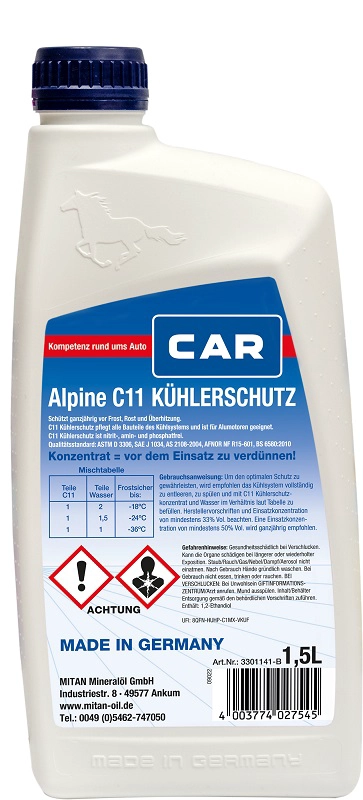 Антифриз CAR-ALPINE, 3301141