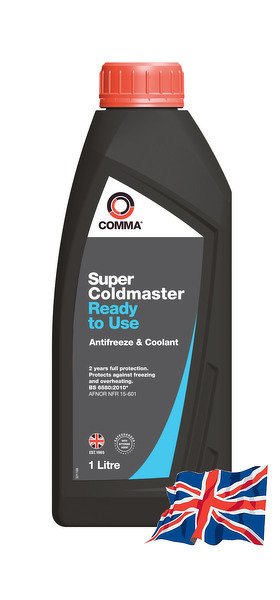 Антифриз синий, готовый к использованию BS 6580-2010 COMMA, SCC1L