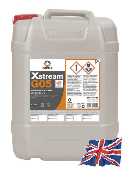 Антифриз желтый,Концентрат COMMA, XHD20L