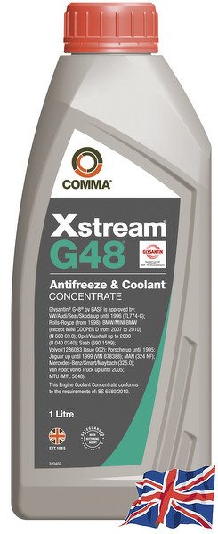 Антифриз зелёныйКонцентрат VW TL774-C, BMW N 600 69.0, MB 325.0 COMMA, XSG1L