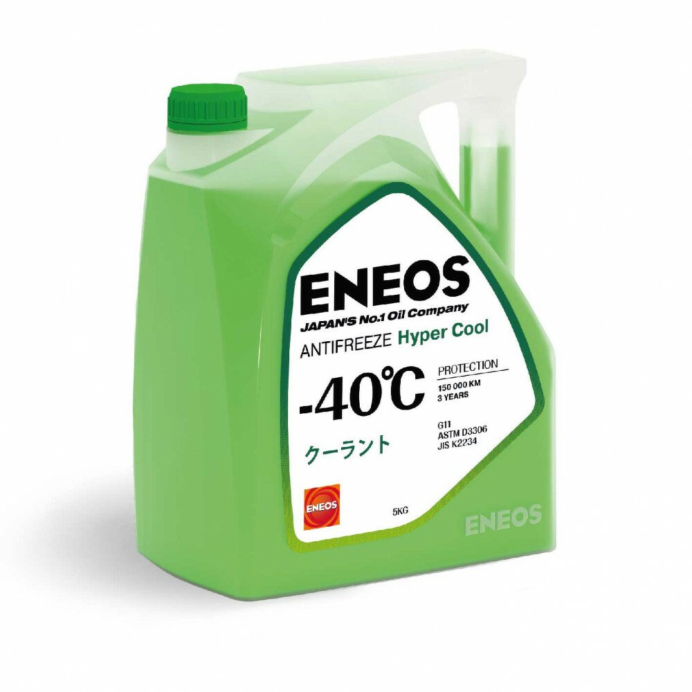 Антифриз, ENEOS Antifreeze Hyper Cool -40 C 5кг (green) ENEOS, Z0070