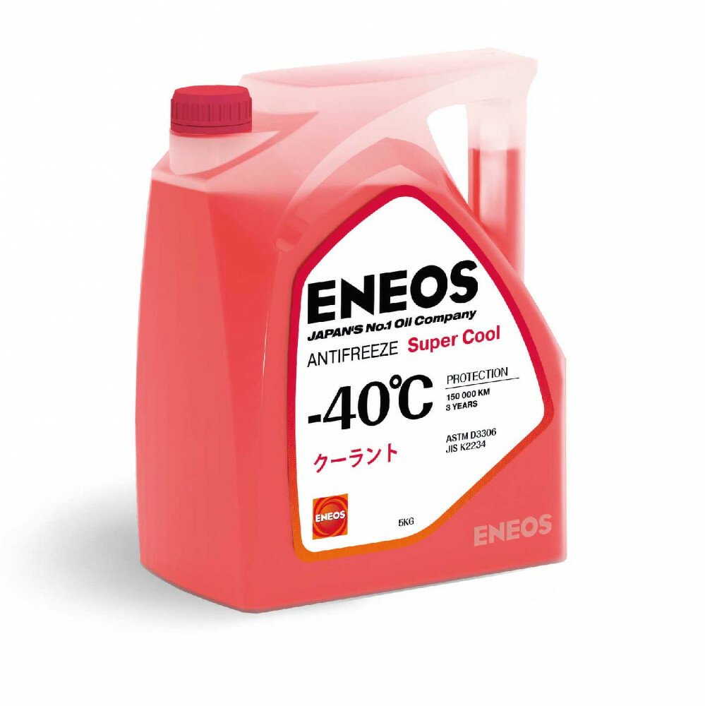Антифриз, ENEOS Antifreeze Super Cool -40 C 5кг (red) ENEOS, Z0075