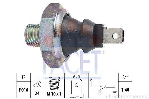 Датчик давления масла FACET, 70051