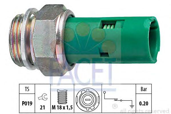 Датчик давления масла FACET, 70110