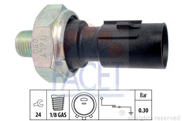 Датчик давления масла FACET, 70195