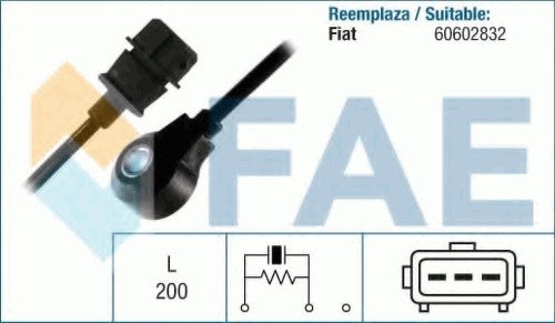 Датчик детонации FAE, 60136