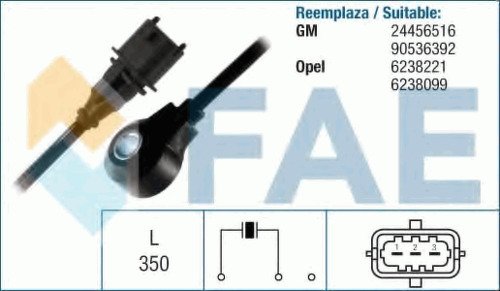 Датчик детонации FAE, 60145