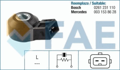 Датчик детонации FAE, 60158