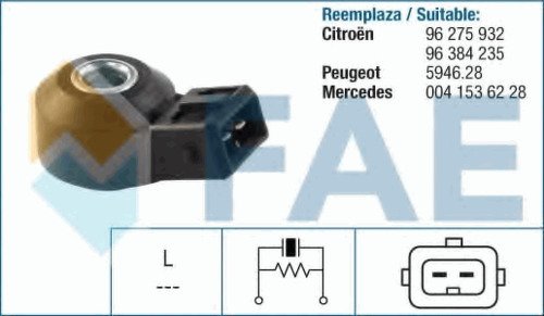 Датчик детонации FAE, 60159