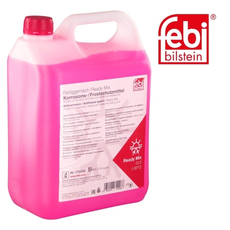Антифриз -35 Readymix G12 готовый красный, 5л FEBI, 172006