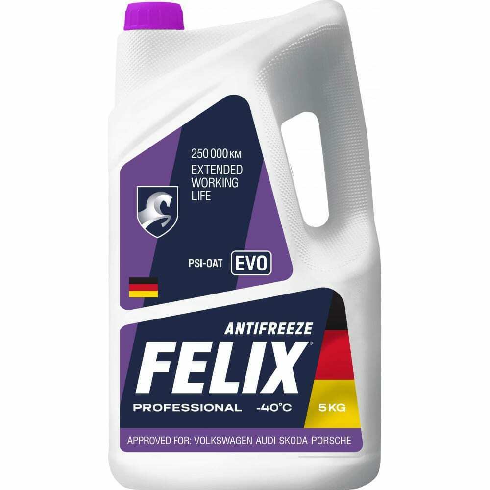 Антифриз фиолетовый 5kg (4,4л) (готовый) FELIX, 430206335