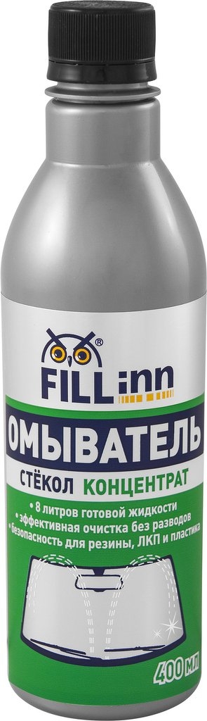 Моющая добавка для омывателя летняя (400мл) FILLINN, FL073