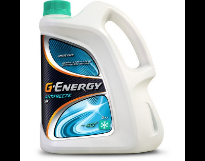 Антифриз G-ENERGY ANTIFREEZE NF 40 5 КГ СИНЕ-ЗЕЛЕНЫЙ, 2422210119, РОССИЯ G-ENERGY, 2422210119