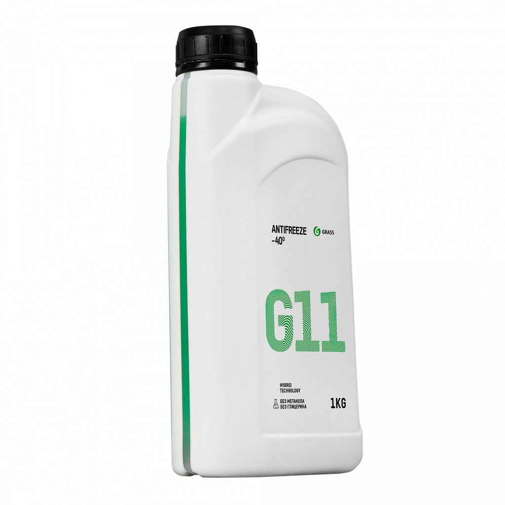Антифриз Grass G11 (1L) -40С! (зеленый) GRASS, 110329