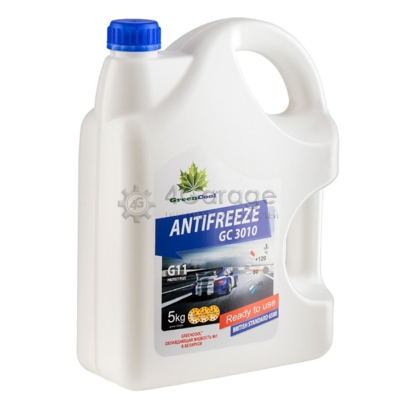 Антифриз GREENCOOL, синий, 5л, готовый, GC30105KG GREENCOOL, GC30105KG