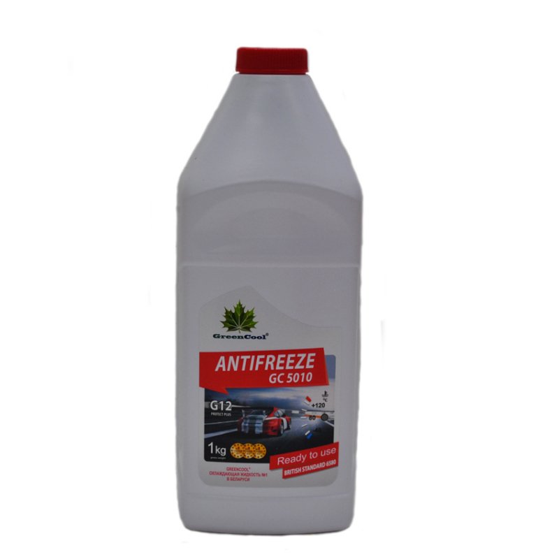 Антифриз GREENCOOL, красный, 1л, готовый, GC50101KG GREENCOOL, GC50101KG