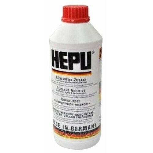 Антифриз HEPU RED G12 красный 1,5л. -Концентрат HEPU, 1336797