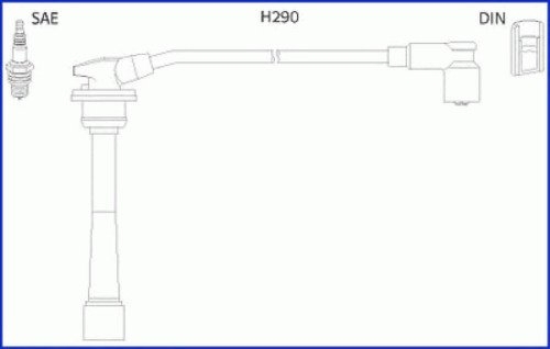 Провода высоковольтные HUCO, 134528
