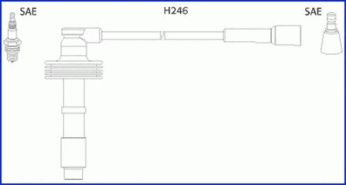 Комплект проводов HUCO, 134560