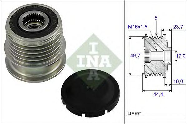 Шкив генератора INA, 535001110