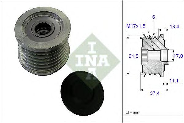 Шкив генератора INA, 535002310