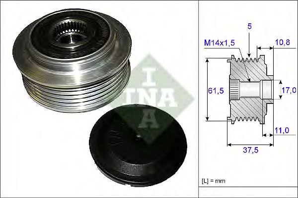 Шкив генератора INA, 535010710