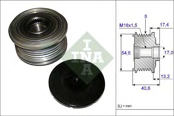 Шкив генератора INA, 535010910